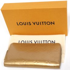 画像1: ジッピー・ウォレット ベージュプードル(M91761)モノグラム・ヴェルニ (1)