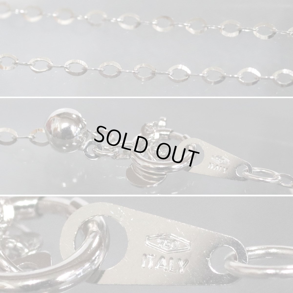 画像8: 若林佐代子 K18WGオパールダイヤモンドタンザナイトペンダント O3.13 D0.10 6.1g AJ付44cm 保証書 (8)