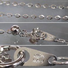 画像8: 若林佐代子 K18WGオパールダイヤモンドタンザナイトペンダント O3.13 D0.10 6.1g AJ付44cm 保証書 (8)