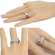 画像10: K18WGダイヤモンドリング D0.67 7.1g #11.5 (10)