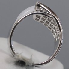 画像5: K18WGダイヤモンドリング D0.67 7.1g #11.5 (5)