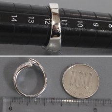 画像8: K18WGダイヤモンドリング D0.67 7.1g #11.5 (8)