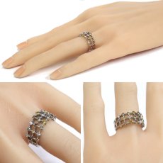 画像10: ミキモト Pt950マルチカラーダイヤモンドリング D0.74 9.6g #11 (10)