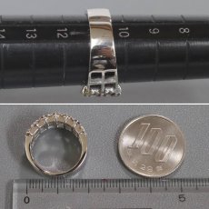 画像8: ミキモト Pt950マルチカラーダイヤモンドリング D0.74 9.6g #11 (8)