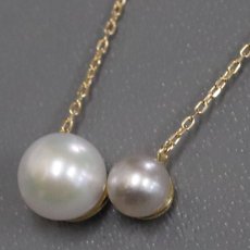 画像2: ヨンドシー K18パールネックレス 1.7g 40cm (2)
