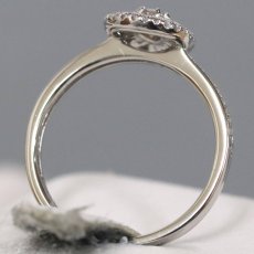 画像5: Pt900ピンクダイヤモンド/ダイヤモンドリング PD0.197 D0.48 4.2g #12 ソーティング (5)