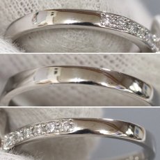 画像6: Pt900ピンクダイヤモンド/ダイヤモンドリング PD0.197 D0.48 4.2g #12 ソーティング (6)