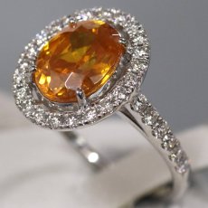 画像2: K18WGスファレライトダイヤモンドリング S3.46 D0.59 4.8g #12 ソーティング (2)