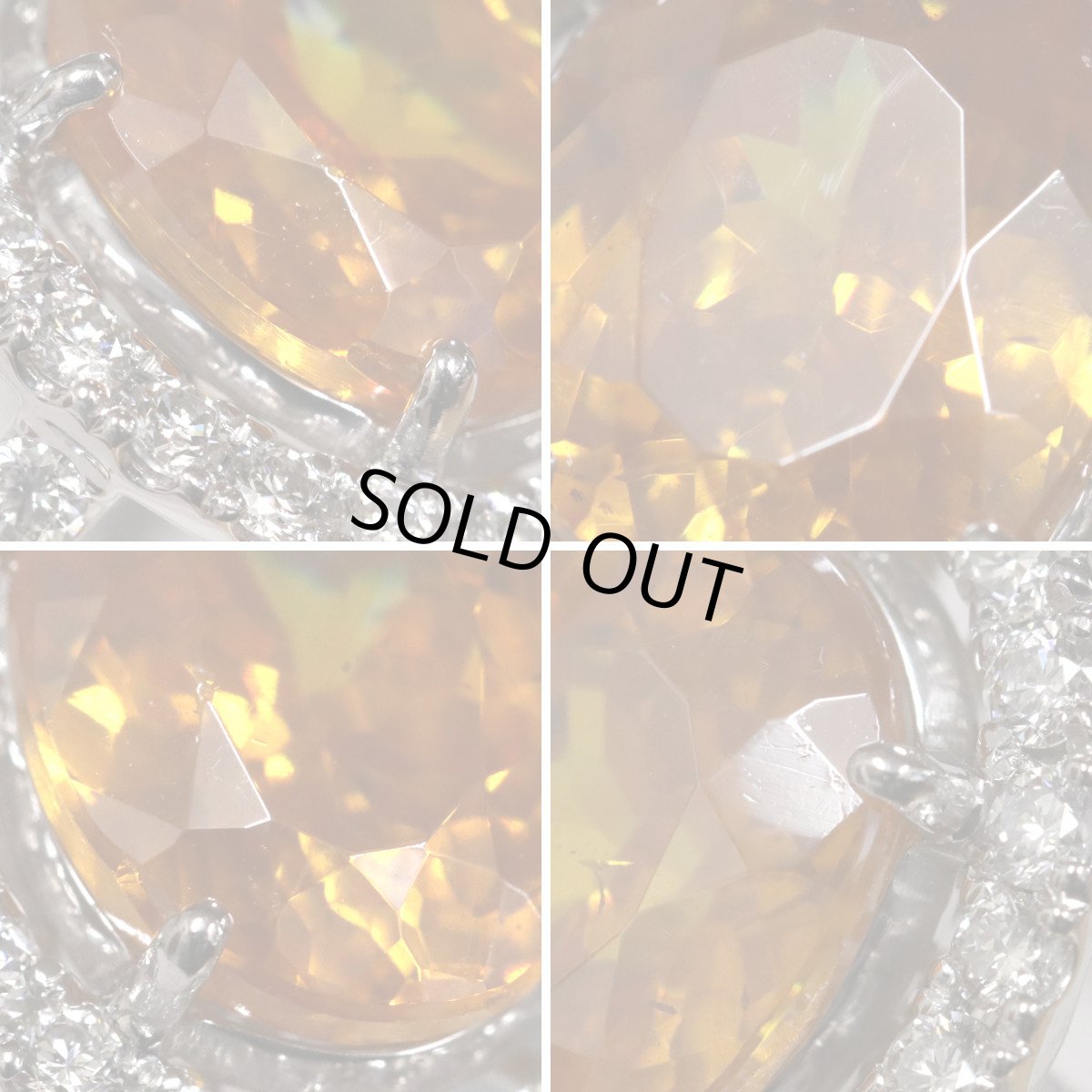 画像4: K18WGスファレライトダイヤモンドリング S3.46 D0.59 4.8g #12 ソーティング (4)