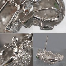 画像6: K18WGダイヤモンドグリーンガーネットペンダントトップ/ブローチ カエルモチーフ D0.88 G0.05 3.7g (6)