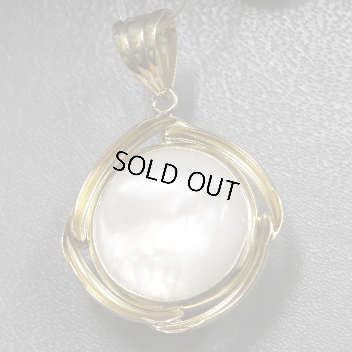 画像4: K18マベパールペンダントトップ 4.4g (4)