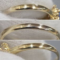 画像7: K18オパールダイヤモンドリング O0.45 D0.28 3.1g #14 (7)