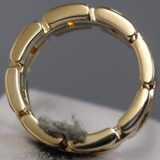 画像4: 750YGマイヨン パンテール リング 3連 13.8g #15(#55)(B4230655)内箱 保証書 (4)