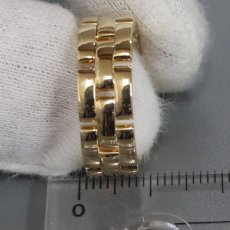 画像7: 750YGマイヨン パンテール リング 3連 13.8g #15(#55)(B4230655)内箱 保証書 (7)