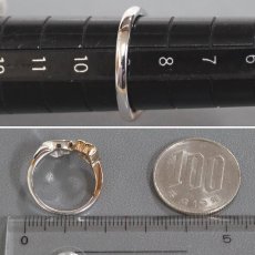 画像8: ピンキー&ダイアン 750WG/PGリング ハートモチーフ 4.0g #9 (8)