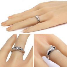 画像10: ピンキー&ダイアン 750WGホワイトトパーズリング WT0.25 4.9g #9 (10)