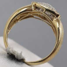 画像5: ジーエスティーヴィー K18YG/WGダイヤモンドリング D0.45 8.7g #20 (5)