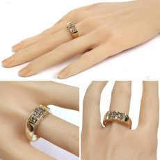 画像10: K18ダイヤモンドリング D0.94 8.3g #25 (10)