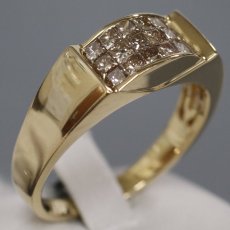 画像3: K18ダイヤモンドリング D0.94 8.3g #25 (3)