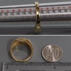 画像8: K18ダイヤモンドリング D0.94 8.3g #25 (8)