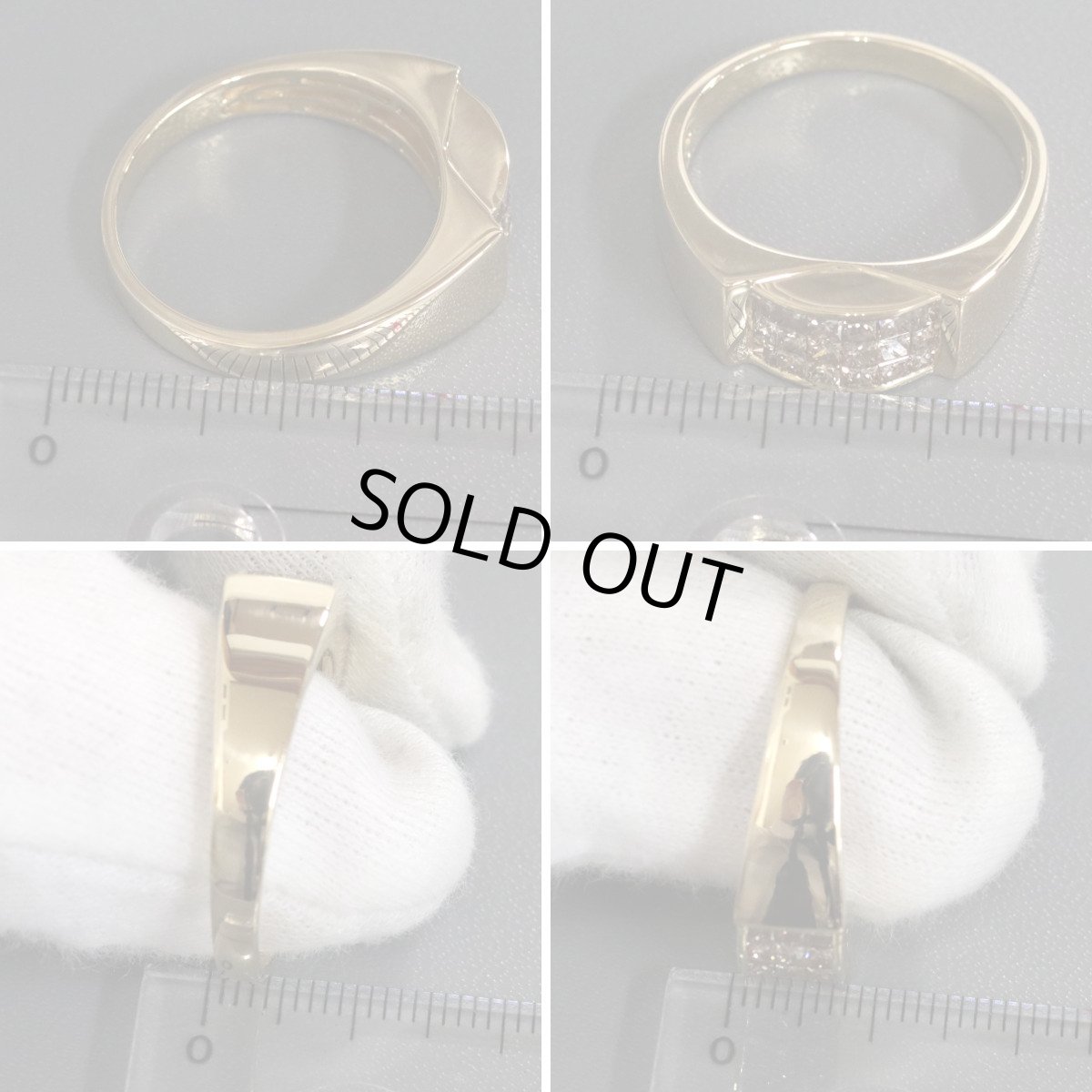 画像9: K18ダイヤモンドリング D0.94 8.3g #25 (9)