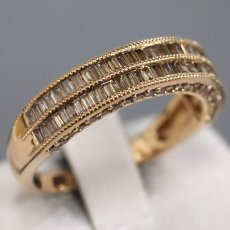 画像1: K18PGダイヤモンドリング D0.79 4.2g #12.5 (1)