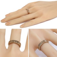 画像10: K18PGダイヤモンドリング D0.79 4.2g #12.5 (10)