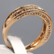 画像3: K18PGダイヤモンドリング D0.79 4.2g #12.5 (3)