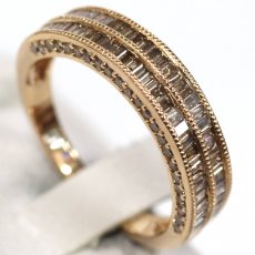 画像4: K18PGダイヤモンドリング D0.79 4.2g #12.5 (4)