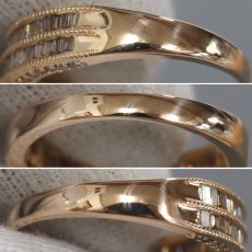 画像6: K18PGダイヤモンドリング D0.79 4.2g #12.5 (6)