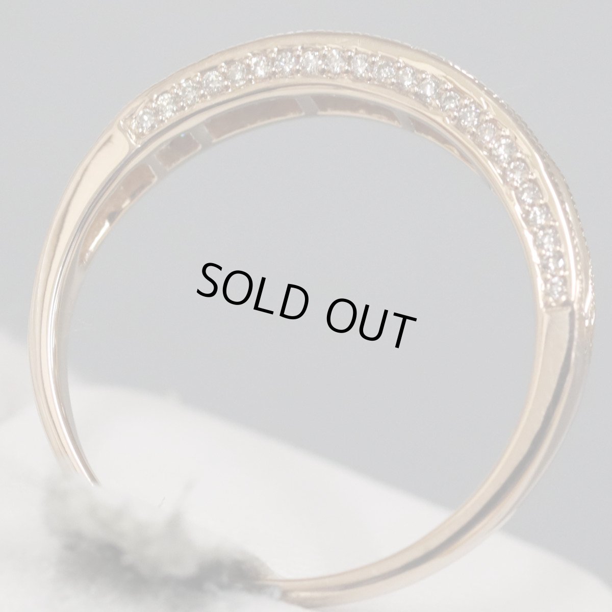 画像5: K18PGダイヤモンドリング D0.79 4.8g #25 (5)