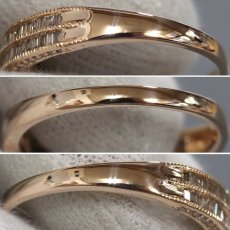 画像6: K18PGダイヤモンドリング D0.79 4.8g #25 (6)