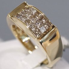 画像2: K18ダイヤモンドリング D0.94 8.3g #12.5 (2)