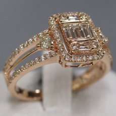 画像1: 750ダイヤモンドリング 4.2g #12 (1)