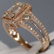 画像2: 750ダイヤモンドリング 4.2g #12 (2)