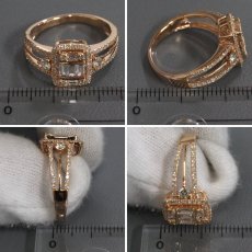 画像9: 750ダイヤモンドリング 4.2g #12 (9)