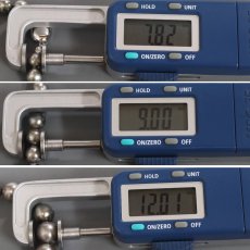 画像8: グレーパールネックレス シルバー金具 7.8-12.0mm 40cm (8)