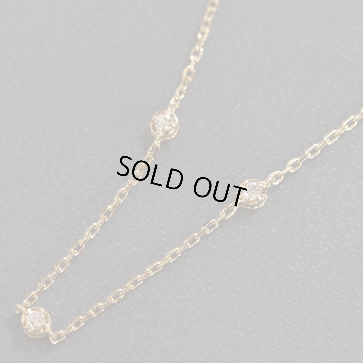 画像2: アガット K18ダイヤモンドブレスレット D0.04 0.8g 16.5cm (2)