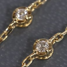 画像4: アガット K18ダイヤモンドブレスレット D0.04 0.8g 16.5cm (4)