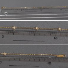 画像7: アガット K18ダイヤモンドブレスレット D0.04 0.8g 16.5cm (7)