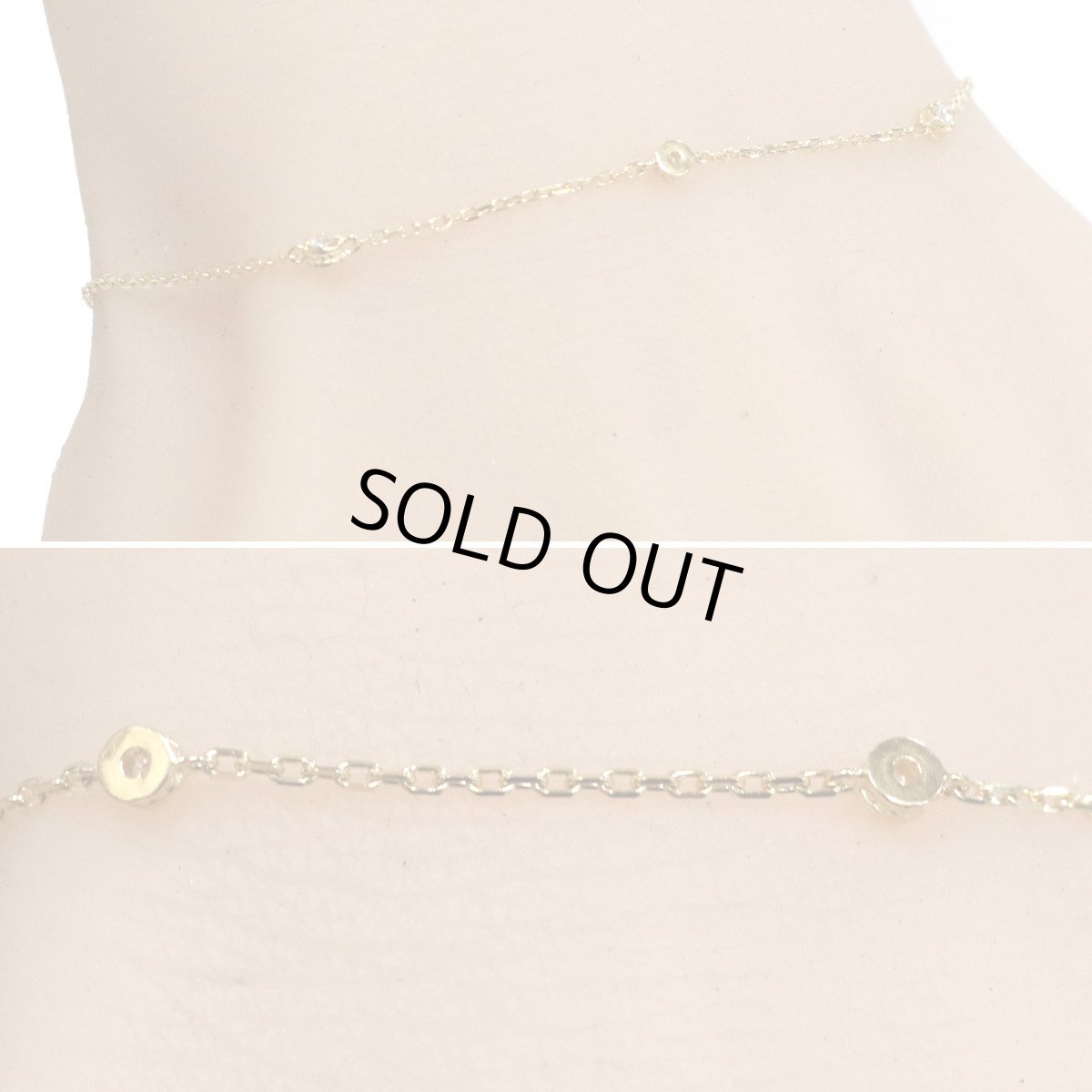 画像9: アガット K18ダイヤモンドブレスレット D0.04 0.8g 16.5cm (9)