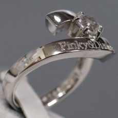 画像2: ピンキー&ダイアン 750WGホワイトトパーズリング WT0.50 5.8g #12 (2)