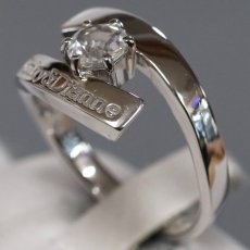 画像3: ピンキー&ダイアン 750WGホワイトトパーズリング WT0.50 5.8g #12 (3)