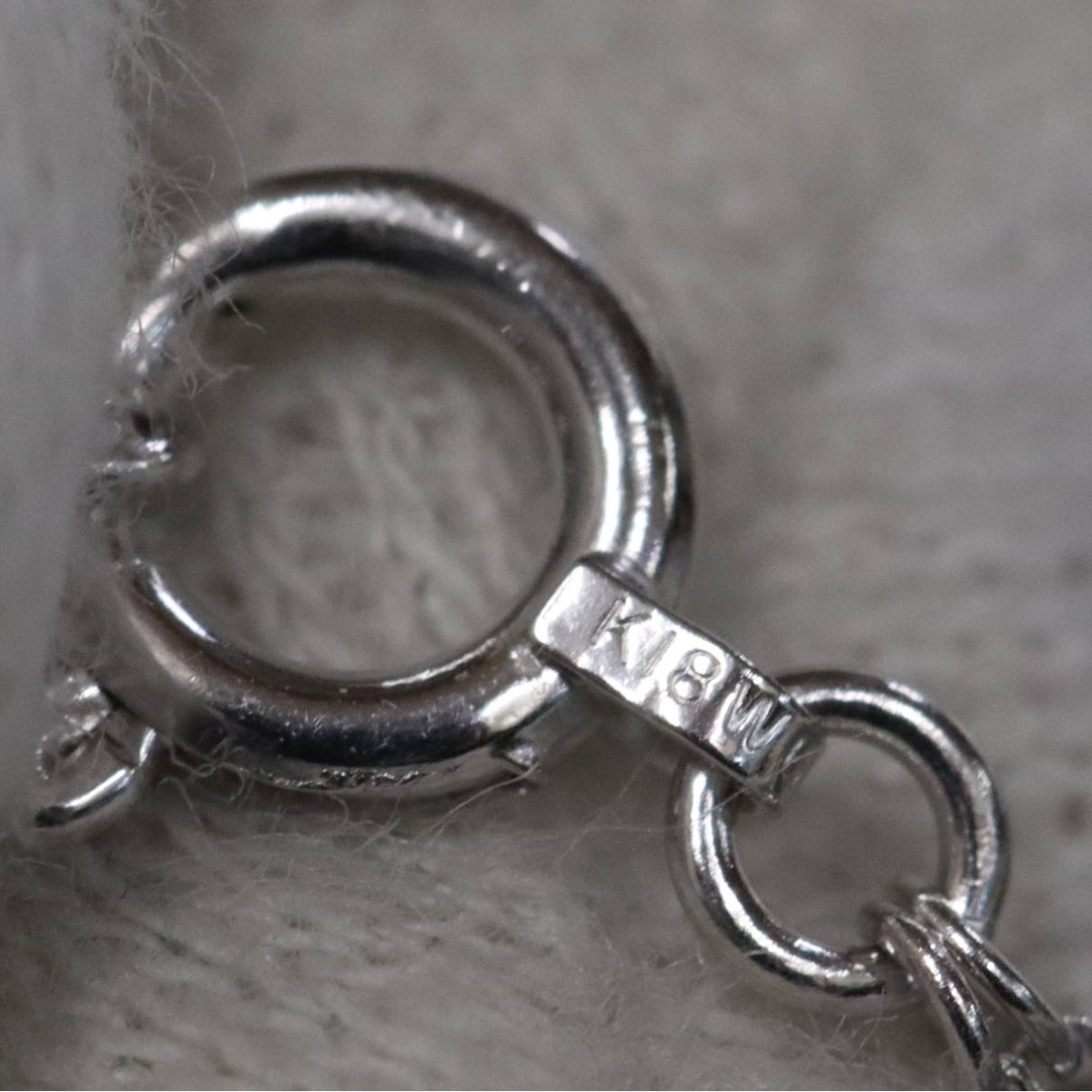 画像5: ピンキー&ダイアン 750WGダイヤモンドブレスレット D0.03 3.4g 16-18cm (5)