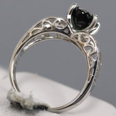 画像5: Pt900グリーントルマリンダイヤモンドリング T2.59 D0.30 7.7g #14 (5)