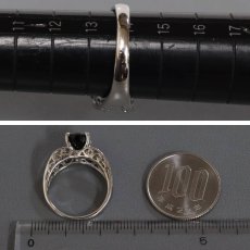 画像8: Pt900グリーントルマリンダイヤモンドリング T2.59 D0.30 7.7g #14 (8)