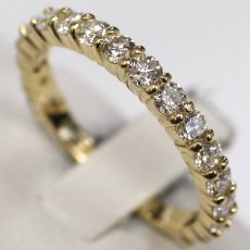 画像4: K18ダイヤモンドリング D1.17 2.8g #14.5 (4)