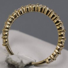 画像5: K18ダイヤモンドリング D1.17 2.8g #14.5 (5)