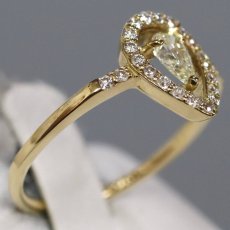 画像3: K18ダイヤモンドリング D0.238 D0.17 2.3g #11 (3)