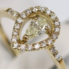 画像4: K18ダイヤモンドリング D0.238 D0.17 2.3g #11 (4)